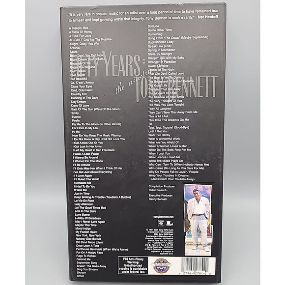 Fifty Years The Artistry of Tony Bennett 2004 - 5 CDs Plus Book Boxed Set - Picture 2 of 12